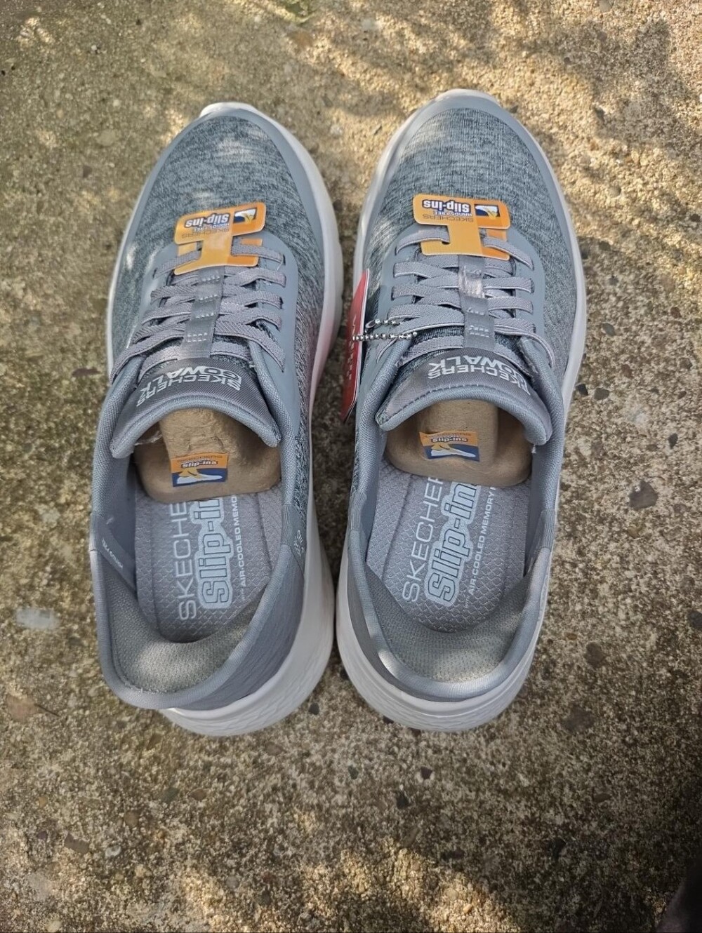 Skechers GO WALK Slip-ins Women’s 6.5 Gray NWT Sneakers - Picture 2 of 7